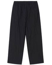 Load image into Gallery viewer, N. Archive Crease Cotton Easy Pants Black

