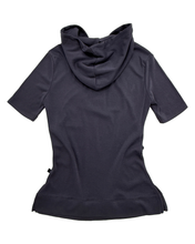 Load image into Gallery viewer, PLASMA SPHERE Clam Studded Hoodie Dark Grey
