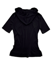 将图片加载到图库查看器，PLASMA SPHERE Clam Studded Hoodie Black
