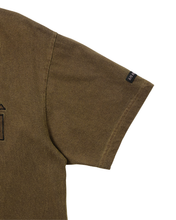 将图片加载到图库查看器，AJOBYAJO [RWK] CN Logo Washed T-Shirt Brown
