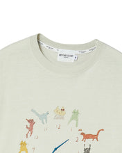 Load image into Gallery viewer, ILP Cat O’clock T-Shirt Ivory
