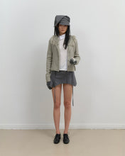 Load image into Gallery viewer, OJOS Tassel Collar Knit Cardigan Grey
