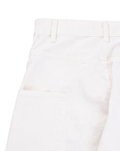 Load image into Gallery viewer, DWSE Curved Pocket Denim Wide Pants White
