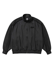 Load image into Gallery viewer, AJOBYAJO Multi Lace Trim Raglan Track Jacket Black
