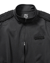 Load image into Gallery viewer, AJOBYAJO Multi Lace Trim Raglan Track Jacket Black
