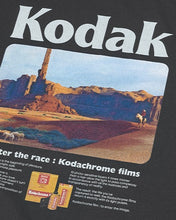 将图片加载到图库查看器，Kodak Cinery Back Graphic T-shirt Charcoal
