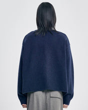 Load image into Gallery viewer, AJOBYAJO Double Layered Cardigan Navy
