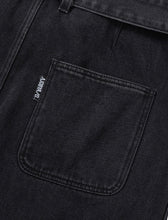 Load image into Gallery viewer, AJOBYAJO Oversized Washed Denim Pants Black
