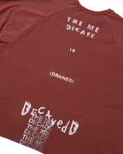将图片加载到图库查看器，AJOBYAJO The Me Decade Sculpted Raglan T-shirt Burgundy

