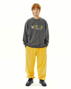 WKNDRS Serif Sweatshirt Charcoal