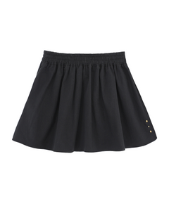 PLASMA SPHERE Duet Mini Frill Wrap Skirt Black