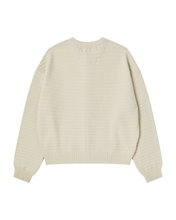 Load image into Gallery viewer, Beyond Closet New Classic Cable Detail Wool Blended Cardigan Ivory
