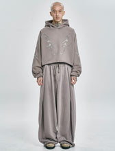 Load image into Gallery viewer, AJOBYAJO One Tuck Washed Sweat Pants Dusty Beige
