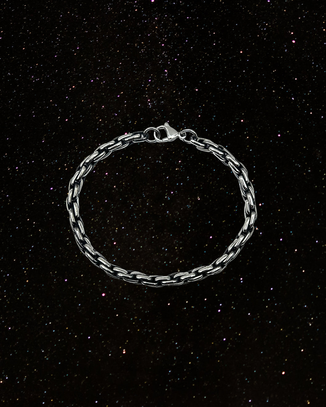 OOO Stagger Chain SS Bracelet Silver