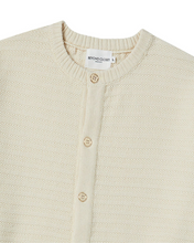 Load image into Gallery viewer, Beyond Closet New Classic Cable Detail Wool Blended Cardigan Ivory
