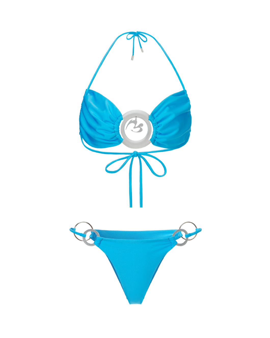 METALBELLY Metal Circle Bikini Blue