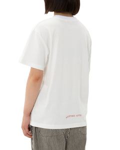 Acceptance Letter Smiley Funghi T-shirt White