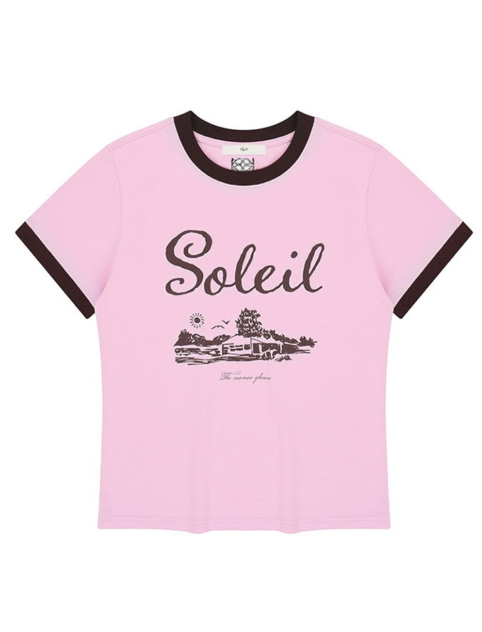 Kijun Soleil Tee Pink