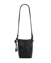 Load image into Gallery viewer, TOITT Bucket Knot Crossbody Bag Silky Black
