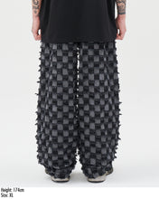 Load image into Gallery viewer, AJOBYAJO Checkerboard Jeans Charcoal
