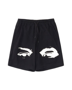 Tee Library Watching Pique Shorts Black