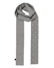 将图片加载到图库查看器，PLASMA SPHERE Natty Dot Scarf Cardigan Grey
