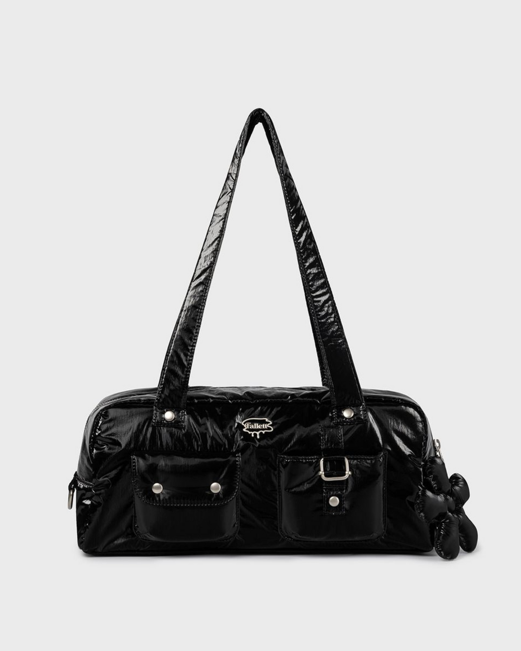 Fallett Glossy Mini Duffel Bag Black