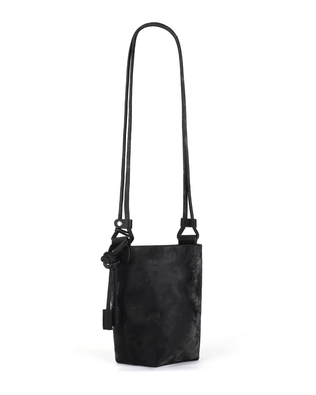 TOITT Bucket Knot Crossbody Bag Silky Black
