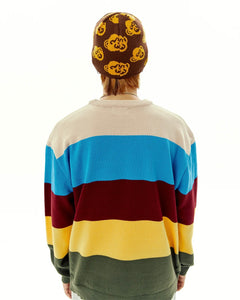 WKNDRS Color Panelled Knit Sweater Mustard