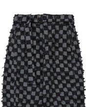 Load image into Gallery viewer, AJOBYAJO Checkerboard Jeans Charcoal

