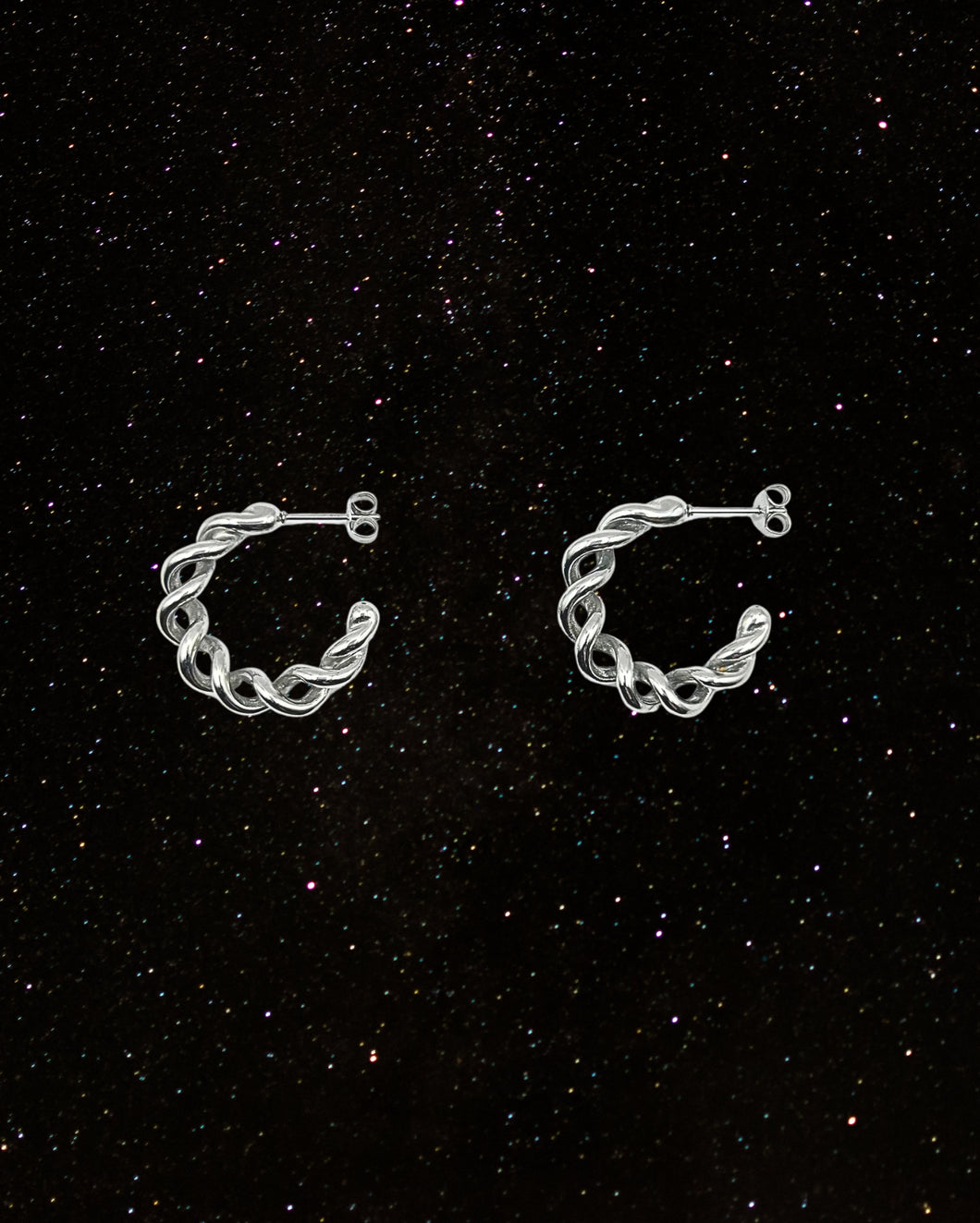 OOO Helix SS Hoop Earrings Silver