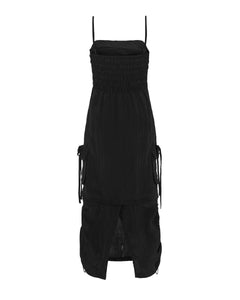 Bitter Cells Stella Nylon Dress Black