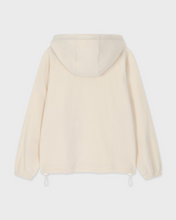 Load image into Gallery viewer, Fallett Fleece Half Zip-Up Hoodie Ivory
