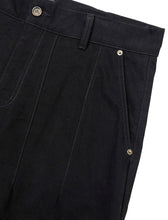 Load image into Gallery viewer, AJOBYAJO Asymmetric Cotton Pants Black
