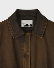 Load image into Gallery viewer, Fallett Vintage Washing Leather Jacket Brown
