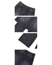 Load image into Gallery viewer, BLR Raw Cut Denim Skirt Pants Grey
