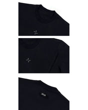 Load image into Gallery viewer, BLR Vintage Logo Embroidery T-Shirt Black
