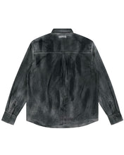 将图片加载到图库查看器，BLR Oil Wash Relaxed Shirt Black
