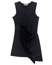 Load image into Gallery viewer, BLR Soft Draping Sleeveless Top Black
