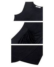 Load image into Gallery viewer, BLR Soft Draping Sleeveless Top Black
