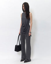 Load image into Gallery viewer, BLR Soft Draping Sleeveless Top Grey
