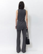 Load image into Gallery viewer, BLR Soft Draping Sleeveless Top Grey
