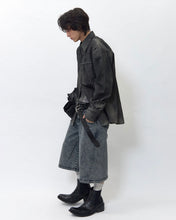 将图片加载到图库查看器，BLR Oil Wash Relaxed Shirt Black
