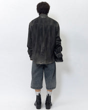 将图片加载到图库查看器，BLR Oil Wash Relaxed Shirt Black
