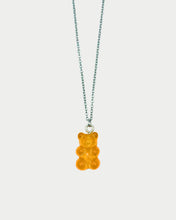 Load image into Gallery viewer, OOO Gummy Bear SS Necklace Orange
