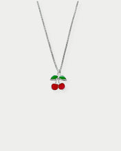 Load image into Gallery viewer, OOO Cherry SS Necklace Silver
