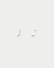 将图片加载到图库查看器，OOO 音符 SS 耳环 银色
