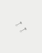 Load image into Gallery viewer, OOO Ball SS Stud Earrings Silver
