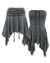 Load image into Gallery viewer, PLASMA SPHERE 2Way Tour Tube Top Skirt Dark Grey
