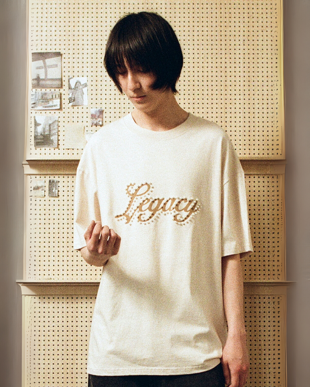 N. Archive Pearl Legacy Archive T-Shirt Washed Ivory